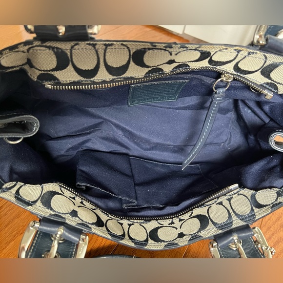 Coach shoulder bag navy - Picture 4 of 9